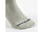Chaussettes de sport hautes New Balance x 3 grises bandes de couleur