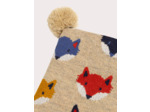 Cagoule à motifs renard multicolores pour garçon