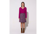 Jupe courte unie VIOLET