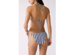 Culotte bikini bas de maillot rayée