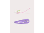 Lot de 4 barrettes licornes et arc-en-ciel pour fille