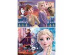 2 puzzles 60 pièces Supercolor La Reine des Neiges 2