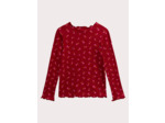 T-shirt imprimé fleur cœur pour fille