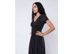 Robe longue à pailletttes NOIR