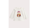 T-shirt manches longues à animation hibou