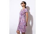 Robe courte imprimée BLEU