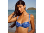 Maillot de bain corbeille imprimé paisley et coquillages