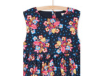 Robe noire à imprimé fleuri