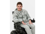 Sweat à capuche zippé adaptatif pour la position assise