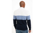 Pull Col Montant Rayé