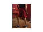 Pantalon rouge à fermeture éclair