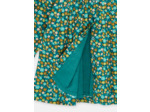 Robe bleu pétrole à imprimé fleuri pour bébé fille