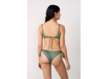 Brassière haut de maillot à nouer pailleté