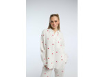 Blouse avec broderie
