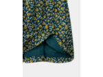 Robe bi-matière fleurie