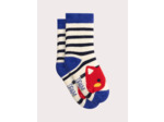 Chaussettes rayées antidérapantes
