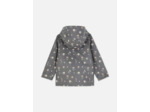 Imperméable à capuche à thème floral