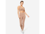 Legging seamless effet push up femme marron