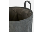Panier à linge pliable en velours côtelé