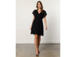 Robe courte unie NOIR