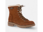 Bottines à lacets Femme cognac
