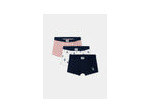 Lot de 3 boxers bleu marine pour garçon