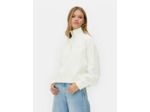 Sweat-shirt gaufré à col zippé à coordonner