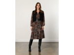 Robe longue imprimée NOIR