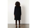 Manteau long uni NOIR Femme