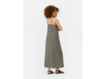 Robe longue caraco imprimée
