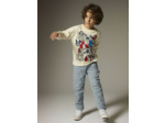 Pantalon bleu coupe daddy