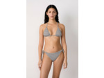 Culotte bikini ficelle bas de maillot à rayures