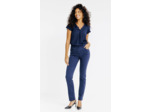 Pantalon coupe droite détail zip