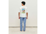 Pantalon en coton à rayures