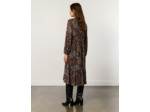 Robe longue imprimée NOIR