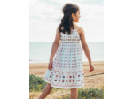 Robe midi brodée