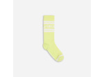 Chaussettes mi-mollet, jaune et blanc, lot de 2