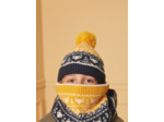 Bonnet jacquard tricolore