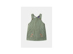 Gilet rayé vert pour bébé fille