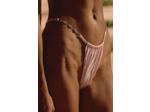 Bas de bikini taille haute avec découpe jambes