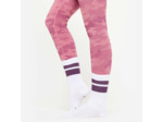 Chaussettes hautes de fitness, homme, violet