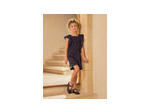 Combinaison bleu marine à volants pour filles