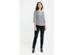 T-Shirt Col V Manches 3/4