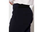 Legging 7/8 resserré uni MARINE Femme