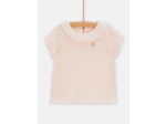 Brassière rose unie pour bébé fille