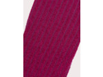 Collant rose côtelé pour fille