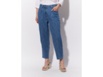 Pantalon cropped rond uni BLEU CLAIR Femme