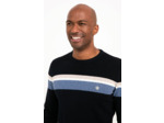 Pull Col Rond Rayure Placée