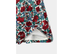 Robe bi-matière à motifs