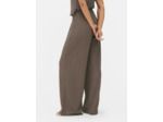 Pantalon large en tissu froissé